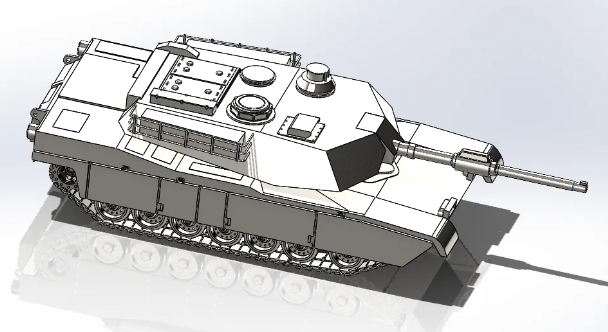 M1 Abramsķ˹̹˺ģ3DD SolidworksOӋ