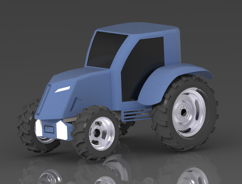 Diorama tractorCģ3DD STPʽ