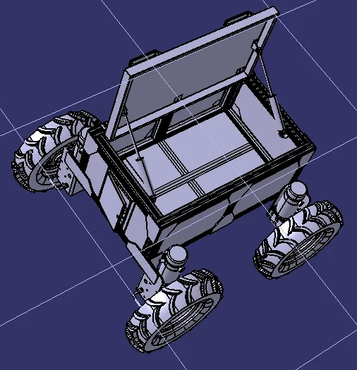 UNMANNED GROUND VEHICLEo˵܇3D(sh)ģD STEPʽ