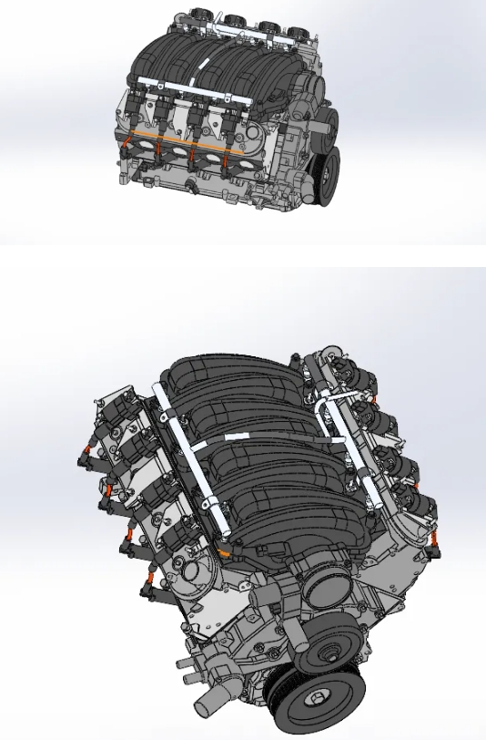 LS EngineװlәC3DģD SolidworksOӋ