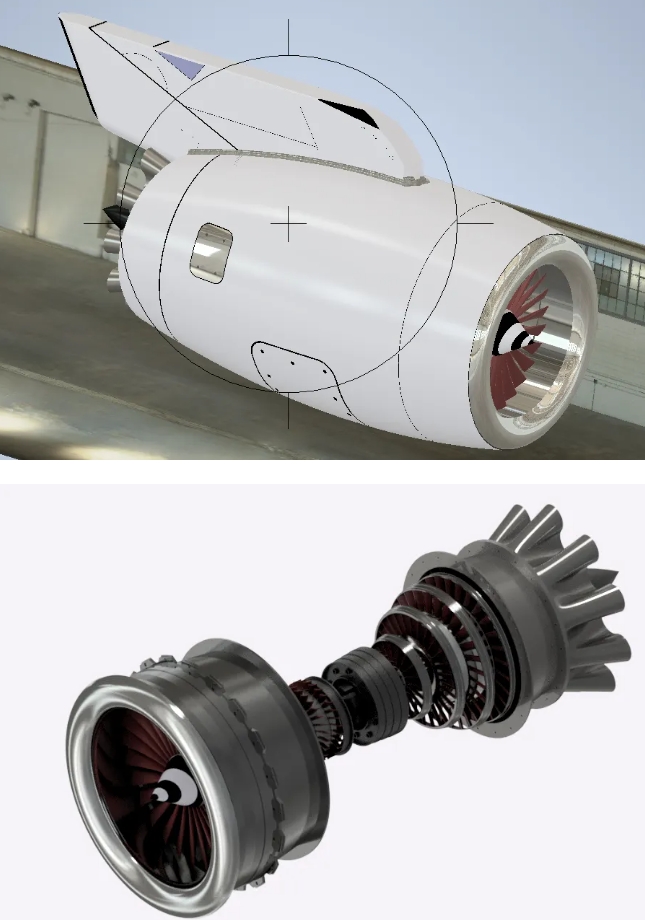 Turbo Fan Jet Engineu݆LȇlәC3DD INVENTOROӋ